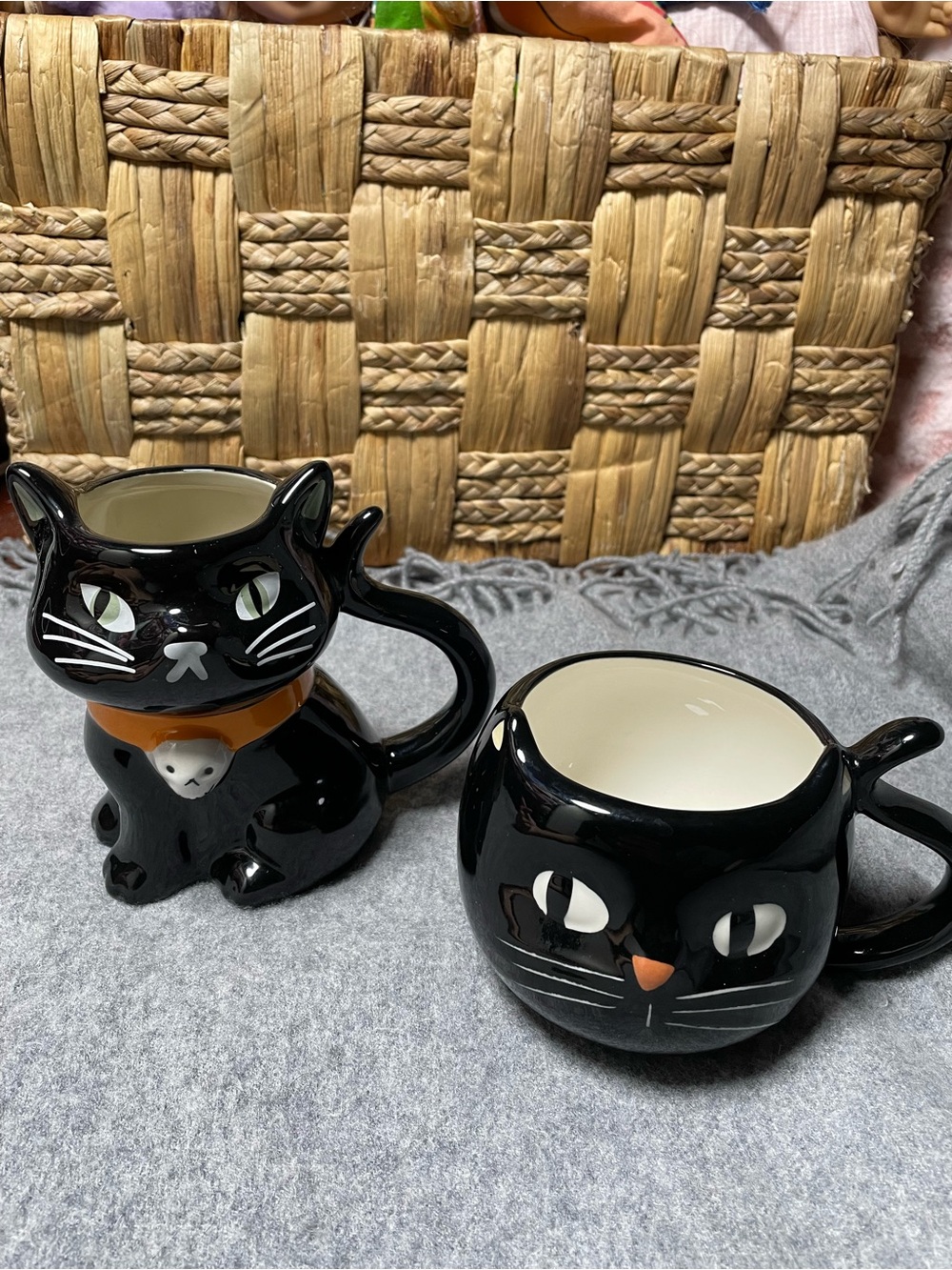 Black Cat Ceramic Mugs – Cute Halloween Cat Designs Hyde & eek brand